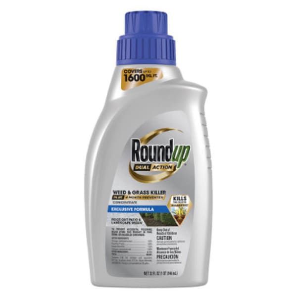 Roundup Dual Action Weed & Grass Killer (Concentrate)